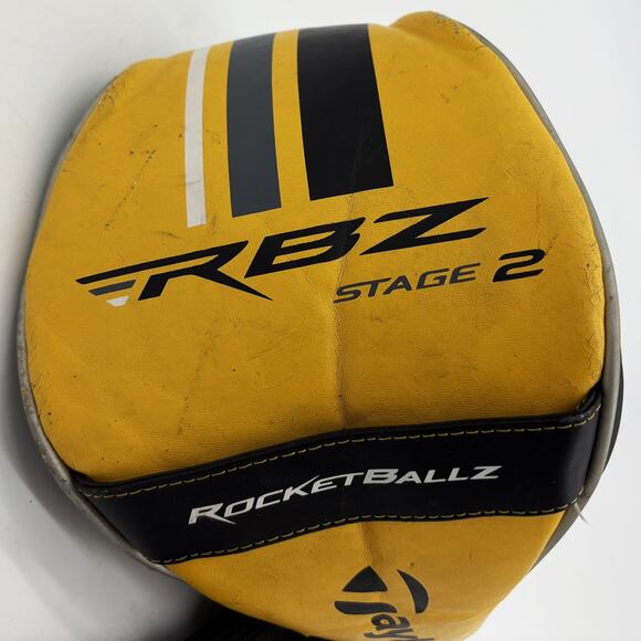 Taylormade RBZ Stage 2 Golf Club Headcover Nlack Yellow Roacketballz Tail Sock - Picture 2 of 8